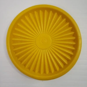 Tupperware Ersatzdeckel Starburst Servalier gelb 5" 812-26 rund - Bild 1 von 9