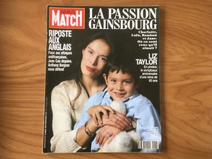 PARIS MATCH Nr. 2233 12.3.1992 Gainsbourg Bambus Liz Taylor Anconina Rampling I72 - Bild 1 von 1