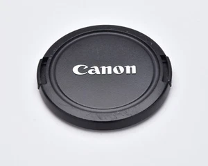 Canon EOS E 67mm Snap-On Front Lens Cap Chrome Logo (#1560) - Picture 1 of 2