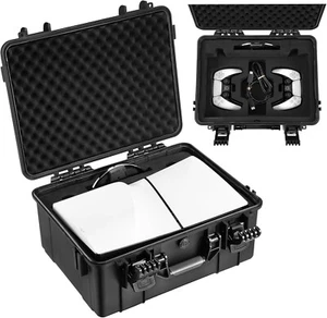 Hard Shell Carrying Case Compatible with PS5 Slim, Waterproof Travel Case Holds - Picture 1 of 8