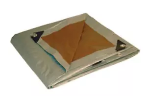 Foremost Dry Top 21224 12 ft W X 24 ft L Heavy Duty Polyethylene Reversible Tarp - Picture 1 of 7