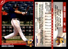 Greg Creek 2007 Grandstand Mississippi Braves #6 RC Card *AutographDen*