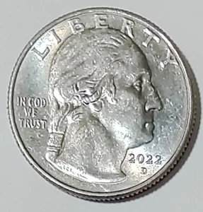 2022 - D Dr. Sally Ride Quarter with strike through and die chip on nose - Picture 1 of 5