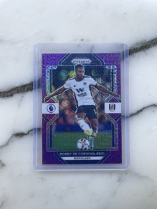 2022-23 Panini Prizm EPL Bobby De Cordova-Reid Base Purple Mojo 16/20 Fulham!