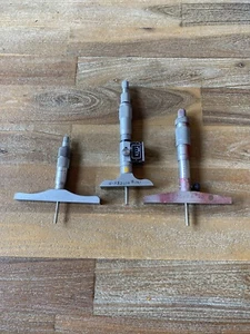 Brown & Sharpe 603 608 Depth Gage, Micrometer Fowler Digit Depth Gage Lot - Picture 1 of 13