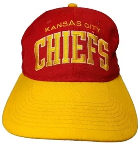 Vintage Kansas City Chiefs Starter Arch Snapback Hat The Natural NFL Pro Line - Picture 1 of 7