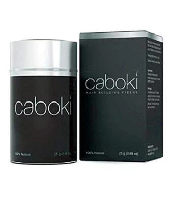 pack of 2 Caboki hair building fiber for natural looking hair 25gms Black colour - Image 1 of 4