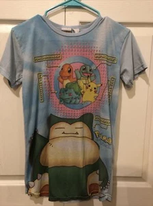 Vintage Pokémon Mädchen Nachthemd Brustumfang 15”, Länge 25” 2000 Nintendo Gebraucht - Bild 1 von 9