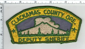 Clackamas County Deputy Sheriff (Oregon) Uniform Take Off Shoulder Patch 1980's - Picture 1 of 1