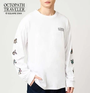 Camiseta Octopath Traveler X Graniph The Octopath Traveler II Manga Larga Blanca - Imagen 1 de 10