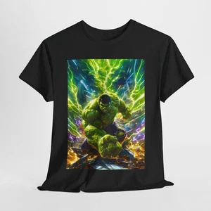 Hulk Grafik Tee - Comic Buch Fan Shirt, Unisex Baumwolle T-Shirt, Geschenk für […] - Bild 1 von 78