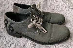 G-Star Raw Mens Leather Canvas Heeled Shoes Size 8 ,42 Style Gs12400/477 Gray - Picture 1 of 15