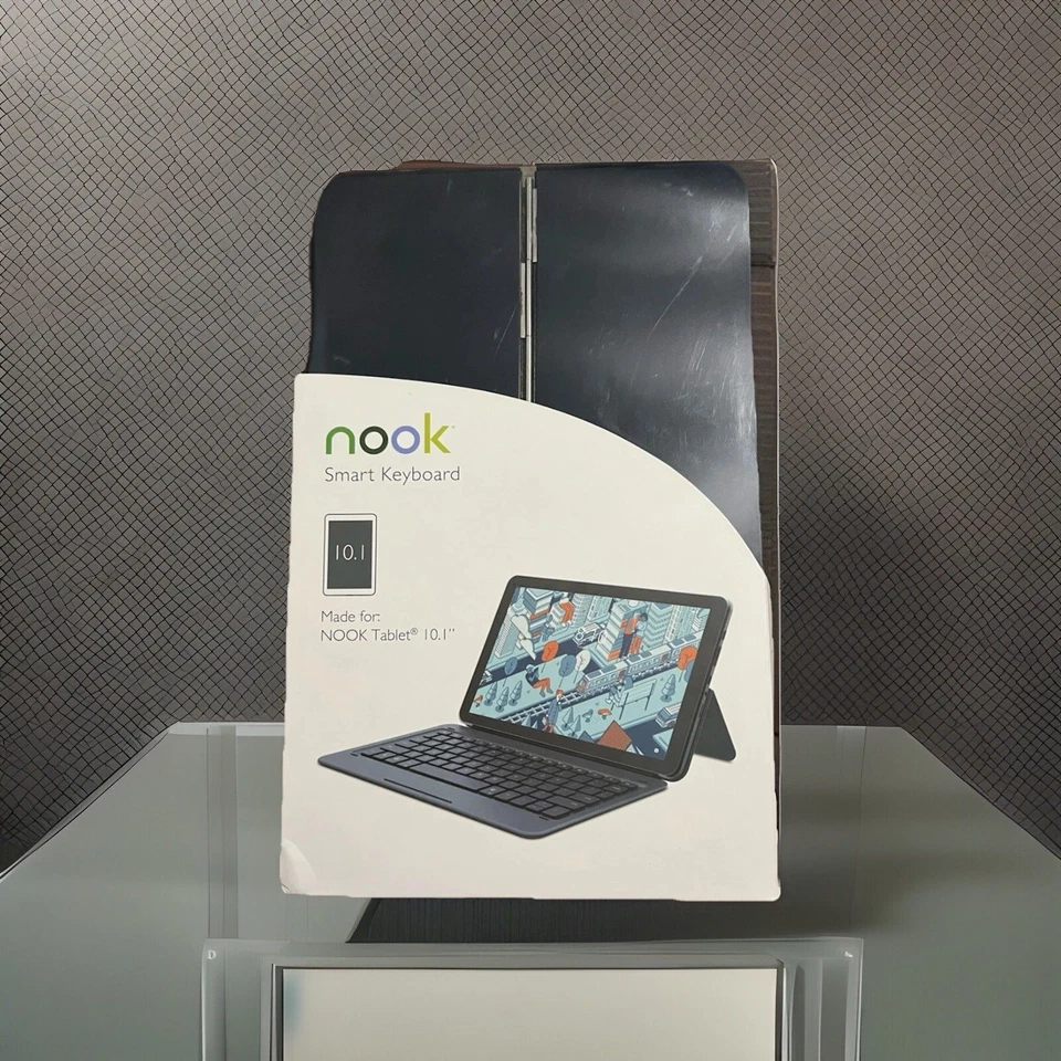 NOOK Smart Keyboard for Tablet By Lenovo 10.1" Unused Dark Blue New In Package - Image 1 of 4