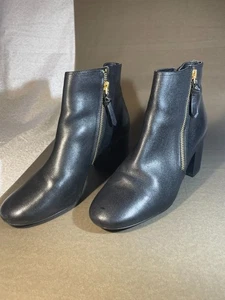 Cole Haan schwarze Reißverschluss Stiefeletten Größe 8 (787) - Bild 1 von 4