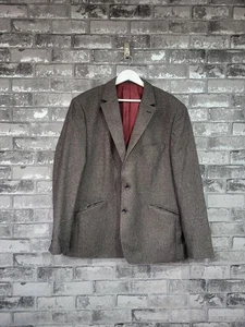 Douglas Herren Blazer 46R Regular Fit Wolle Seide Mischung Braun Tweed Sakko - Bild 1 von 9