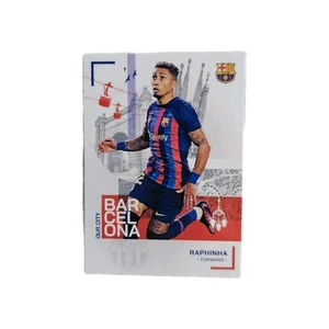 Topps 2023 FC Barcelona Soccer Set No. 25 RAPHINA. OUR CITY - Picture 1 of 1