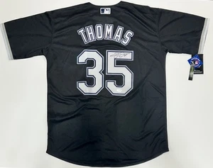 Frank Thomas Signed White Sox Nike Authentic Jersey (JSA) Cert Number: WB678257 - Picture 1 of 3