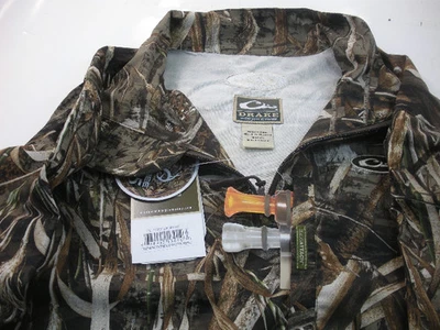 Drake Waterfowl DW2700-015-1 Est Duralite 1/4Zip Pullover Max5 Camo Small - Image 1 of 3