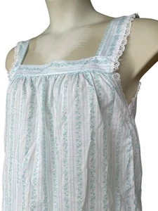Vintage Glencraft Pale Pink Lingerie Dress Nightgown SZ L 70s 80s Lace - Picture 1 of 7