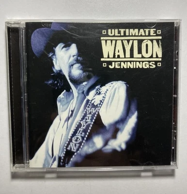 WAYLON JENNINGS “Ultimate Waylon Jennings” (CD, 2004) 22 Tracks / 12 Page Insert Foto 1 de 4