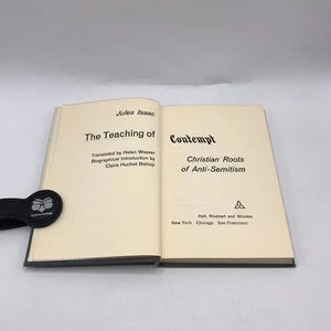The Teaching of Contempt Christian Roots of Anti-Semitism Jules Isaac Religion - Foto 1 di 13