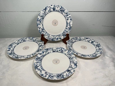 Platos de ensalada de porcelana fina floral de verano azul jardín Laura Ashley Edita's NUEVO Foto 1 de 4