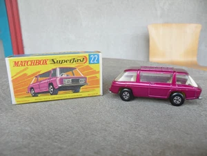 Vintage Matchbox #22 Freeman Intercity Commuter car with Original Box - Picture 1 of 11