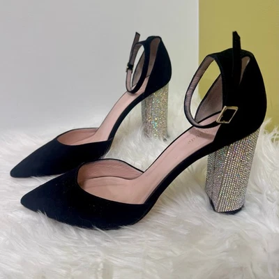 Zapatos de tacón Kate Spade Aurora Borealis cristal llamativos para mujer talla 9,5 Foto 1 de 4