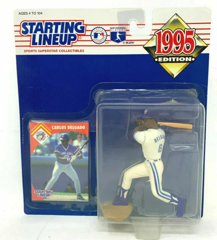 Carlos Delgado Toronto Blue Jays 1995 Starting Lineup MLB Figure NIB Baseball Cover