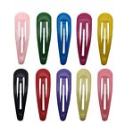  100pcs Water Droplets Shape Hairpins Hair Clip Metal Barrette Bobby for Kids
