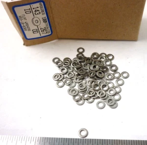 Flat Washers NAS620-C6L .143 ID, .267 OD Stainless Steel (Lot of 100)  - Picture 1 of 3