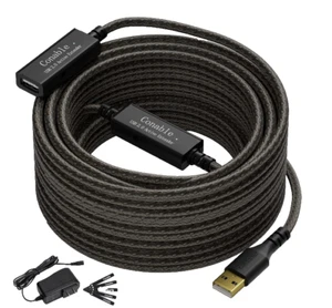 Cavo Prolunga USB Attivo 75 Piedi 2.0 A-Maschio ad A-Femmina 75FT Stampante Scanner - Foto 1 di 3