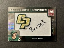 2008 Donruss Elite Extra Edition Collegiate Brent Morel Auto Patch /250 Cal Poly