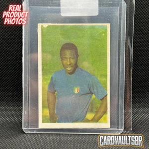 1977-1978 Pelé in Italy Jersey Glorias e Trofeus Sticker Removed Ultra Rare - Picture 1 of 3