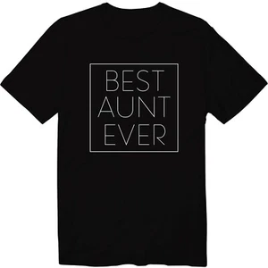Beste Tante aller Zeiten Shirt Geschenk für Tante Muttertag Schwangerschaft enthüllen neu Tante Shirt - Bild 1 von 34