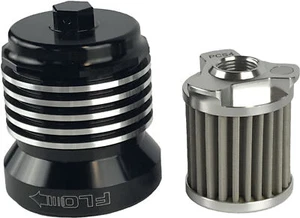 PC Racing PCS4BC Black Cut Flo Oil Filter Reusable 35 Microns Harley 84-Up - Picture 1 of 1
