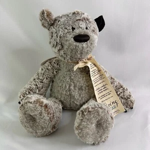 DEMDACO Giving Bear Handmade With Love 18" morbido peluche velluto a coste orecchio e artigli nuovo - Foto 1 di 18