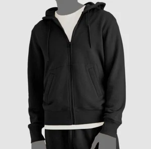 Dockers Black Sport Full Zip Hoodie Sweater Size M - Picture 1 of 1