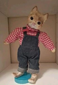 Vintage Ceramic 12" Cat Doll - Picture 1 of 3