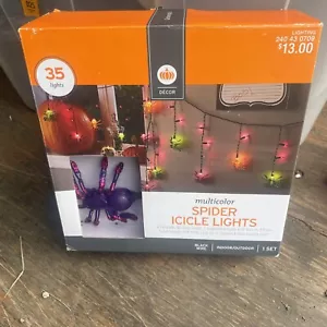 Multicolor Spider Icicle Lights - Picture 1 of 2