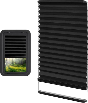 RV Thin Pleated Shade Compatible with Lippert Prepped Entry Doors/Shade Ready Li - Imagem 1 de 4
