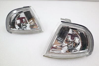 Clear Crystal Turn Signal/Corner Light For Honda Prelude~1992~1993~1994 95 1996 - Image 1 of 4