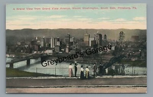 Postal aérea Grand View Avenue PITTSBURGH PA Allegheny County Pennsylvania - Imagen 1 de 2