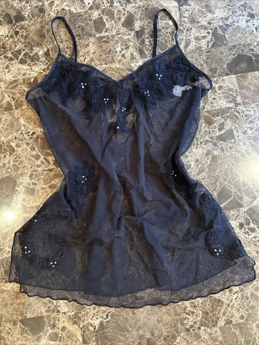 UNDERCOVER ?Y2K Goth babydoll lattaia Victoria’s Secret abito slip Kawaii Fairy Grunge L