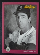 Jack Clark - Boston Red Sox - 1991 Leaf Studio 91 Baseball Card #13