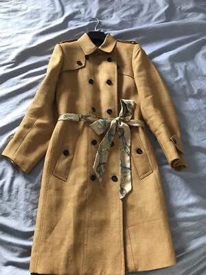 Chaqueta de trinchera BURBERRY PRORSUM Rafia Kensington muestra 4/6/38 hecha en ITALIA Foto 1 de 4