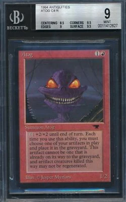 Antiquities Atog BGS 9 Graded Magic MTG (2627) -magicgraders- - Image 1 of 3
