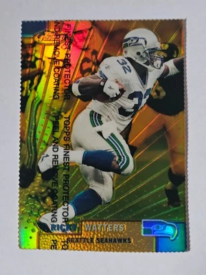 1999 Topps Finest Ricky Watters (1/100) GOLD REFRACTOR W/ Coating #32 RARE SSP - Image 1 of 4