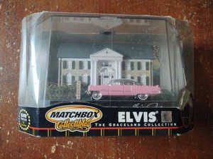 2000 MATCHBOX ELVIS GRACELAND COLLECTION 1955 PINK CADILLAC DIECAST CAR IN BOX - Imagen 1 de 7