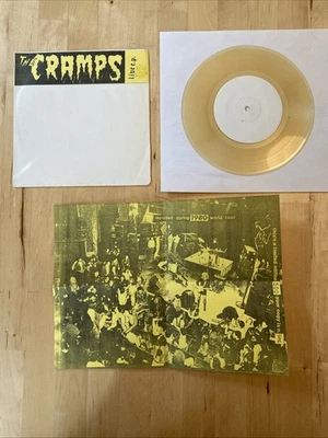 The Cramps Live E.P. Clear Vinyl Italy 1980 VG+ Vinyl/VG Sleeve 500/501 — 第 1/2 张图片